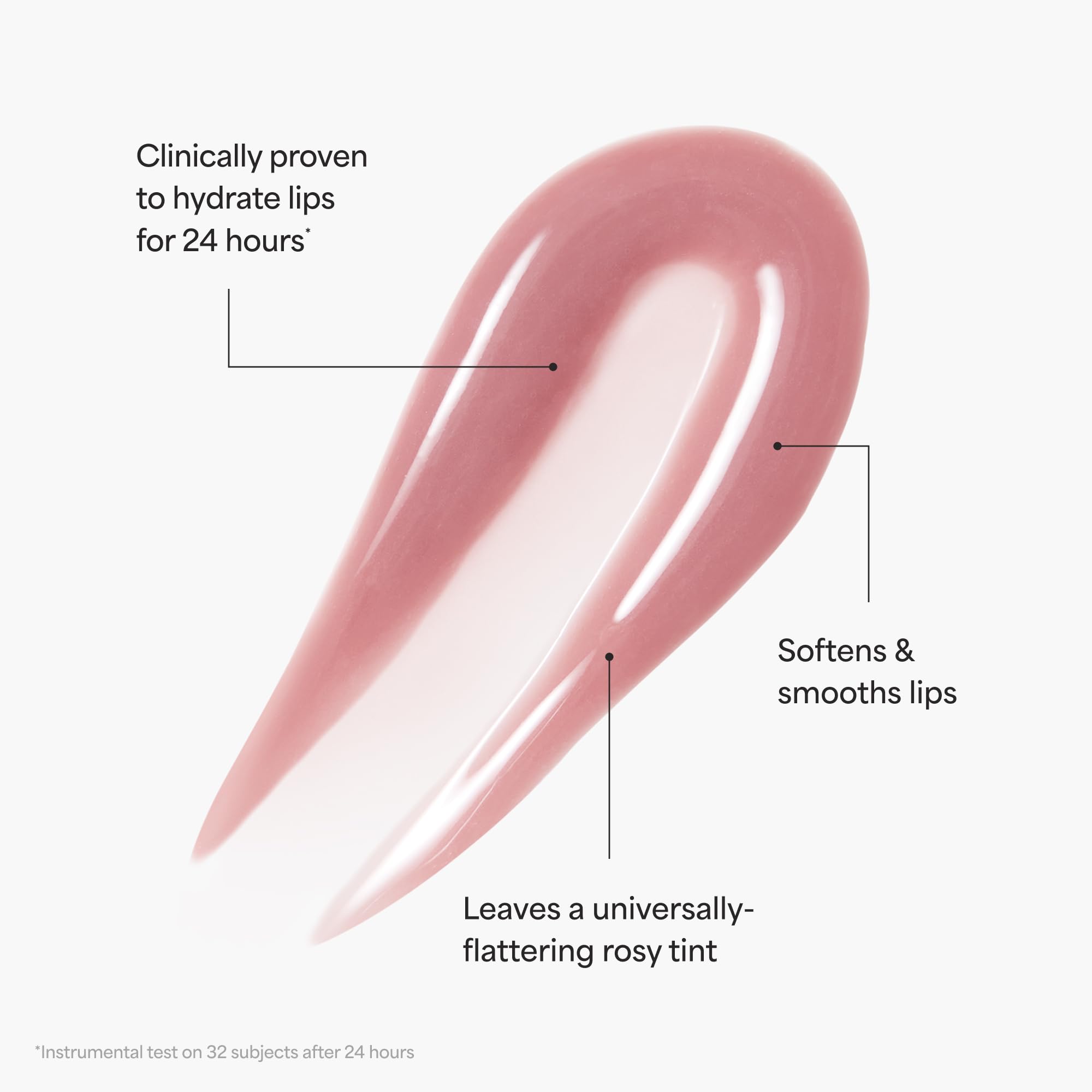 TULA Skin Care Rose Glow + Get It Lip Balm - Hydrating Peptide Lip Treatment with Hyaluronic Acid & Vitamin E, 0.28 oz., Rosy Tint TULA uk supplements