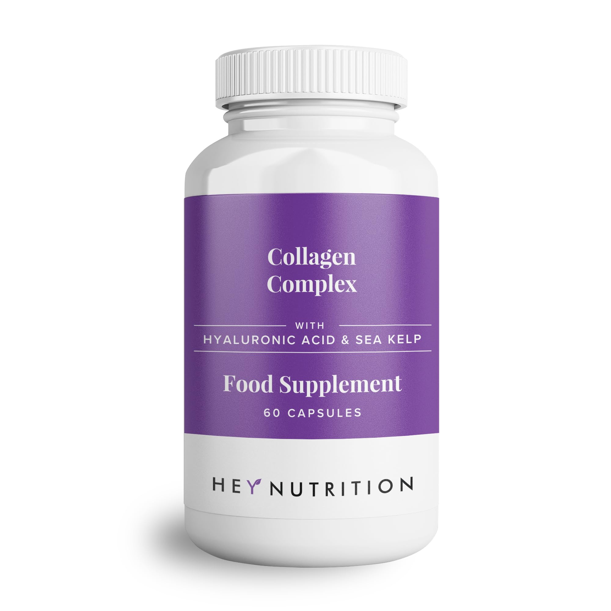 Hey Nutrition Collagen Complex Hyaluronic Acid & Sea Kelp Vitamin E, C, Biotin - Healthy Nails, Skin, Hair Joints Metabolism Hey Nutrition uk supplements
