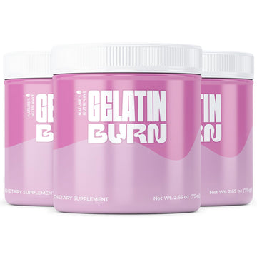 Nature’s NutriWave Gelatin Burn – Natural Powder Supplement with Vitamins, Minerals & Botanical Extracts – Non-GMO, Easy to Mix, USA Made – 2.65Oz, 75g, 30 Servings, 3 Month Supply Nature’s NutriWave uk supplements