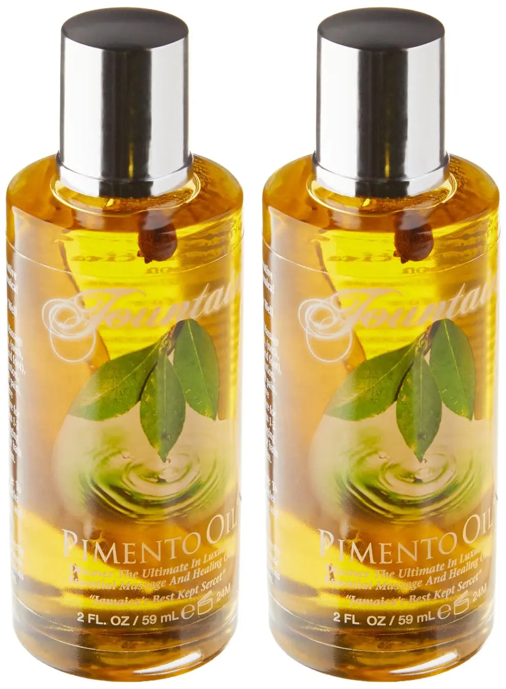 Fountain Pimento Oil for Massage Therapy, Muscle and Joint Deep Tissue Massage, Sore Muscle Balm Massage & Topical Herbal Rub (Pack of 2) Fountain uk supplements