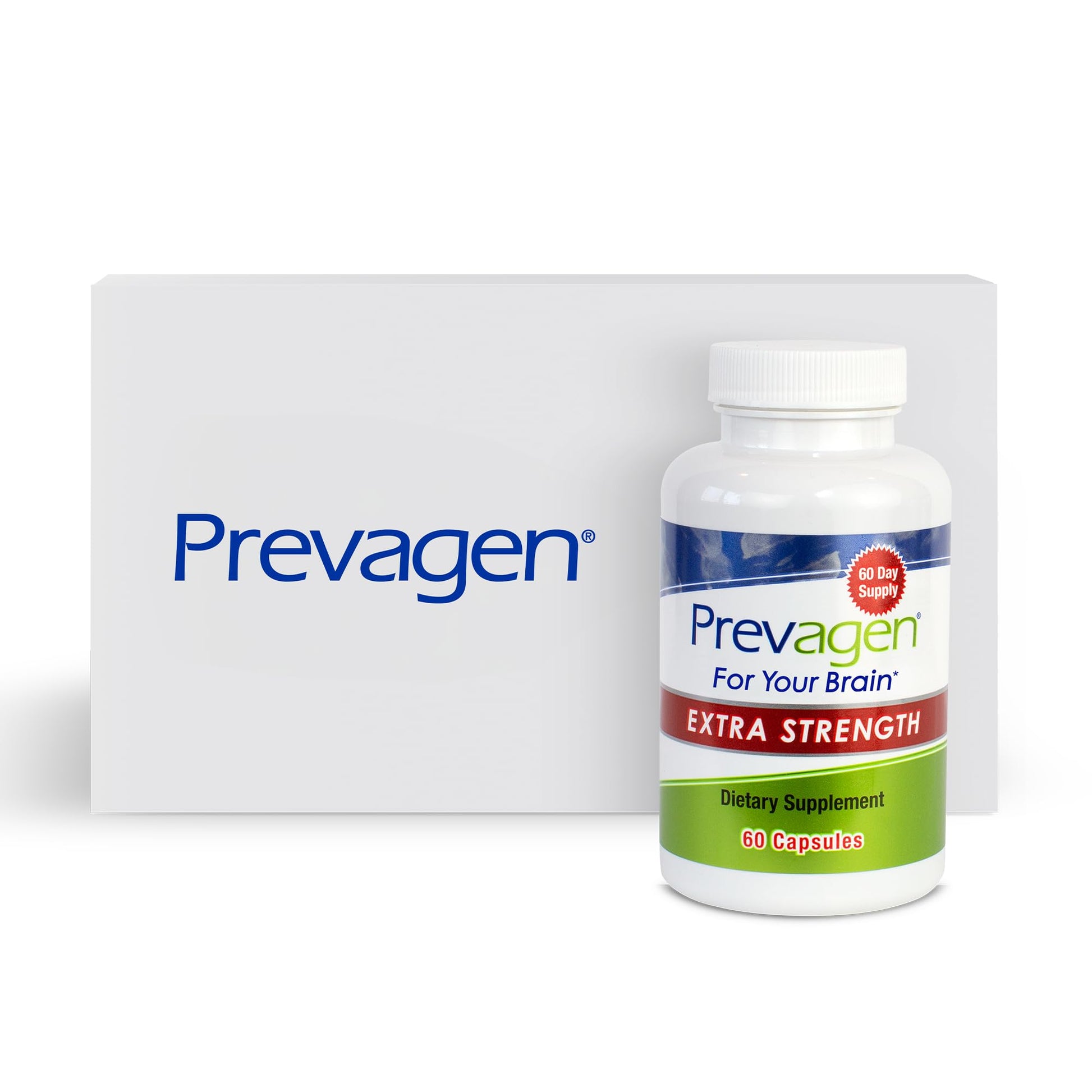 Prevagen Extra Strength - 60 Capsules (2 Month Supply) | Formulated for Your Brain | 20mg of Apoaequorin Plus Vitamin D3 Prevagen uk supplements