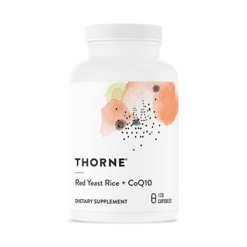 THORNE - Red Yeast Rice + CoQ10 - Maintain Healthy Cholesterol Levels & Supports Cardiovascular Health - Added Antioxidant Support* - Gluten-Free, Dairy-Free - 120 Servings THORNE uk supplements