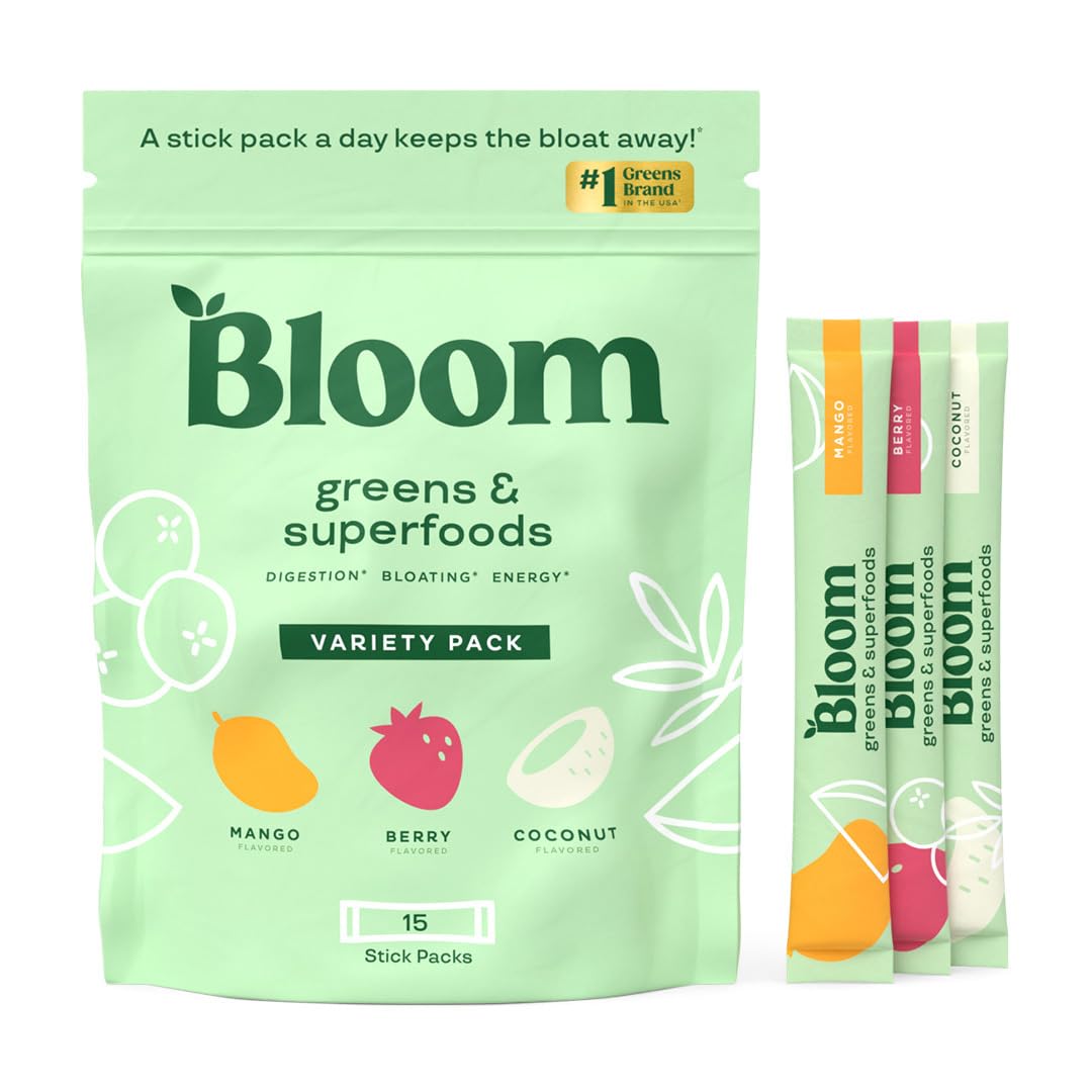 Bloom Nutrition Super Greens Powder Stocking Stuffer Smoothie Mix Bloom Nutrition uk supplements
