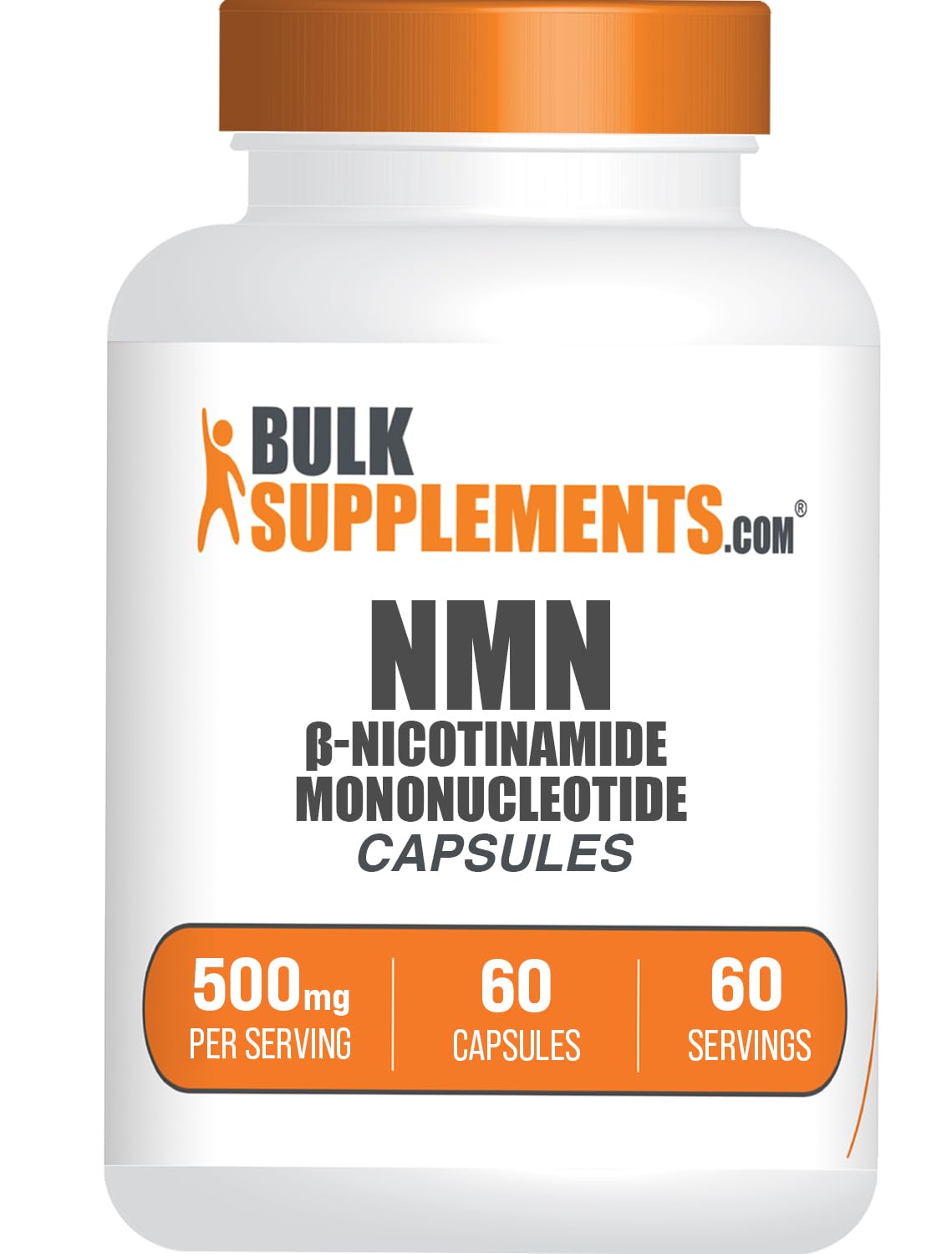 BulkSupplements.com NMN Capsules - Gluten Free, 1 Capsule per Serving (500mg), 60 Count BulkSupplements uk supplements
