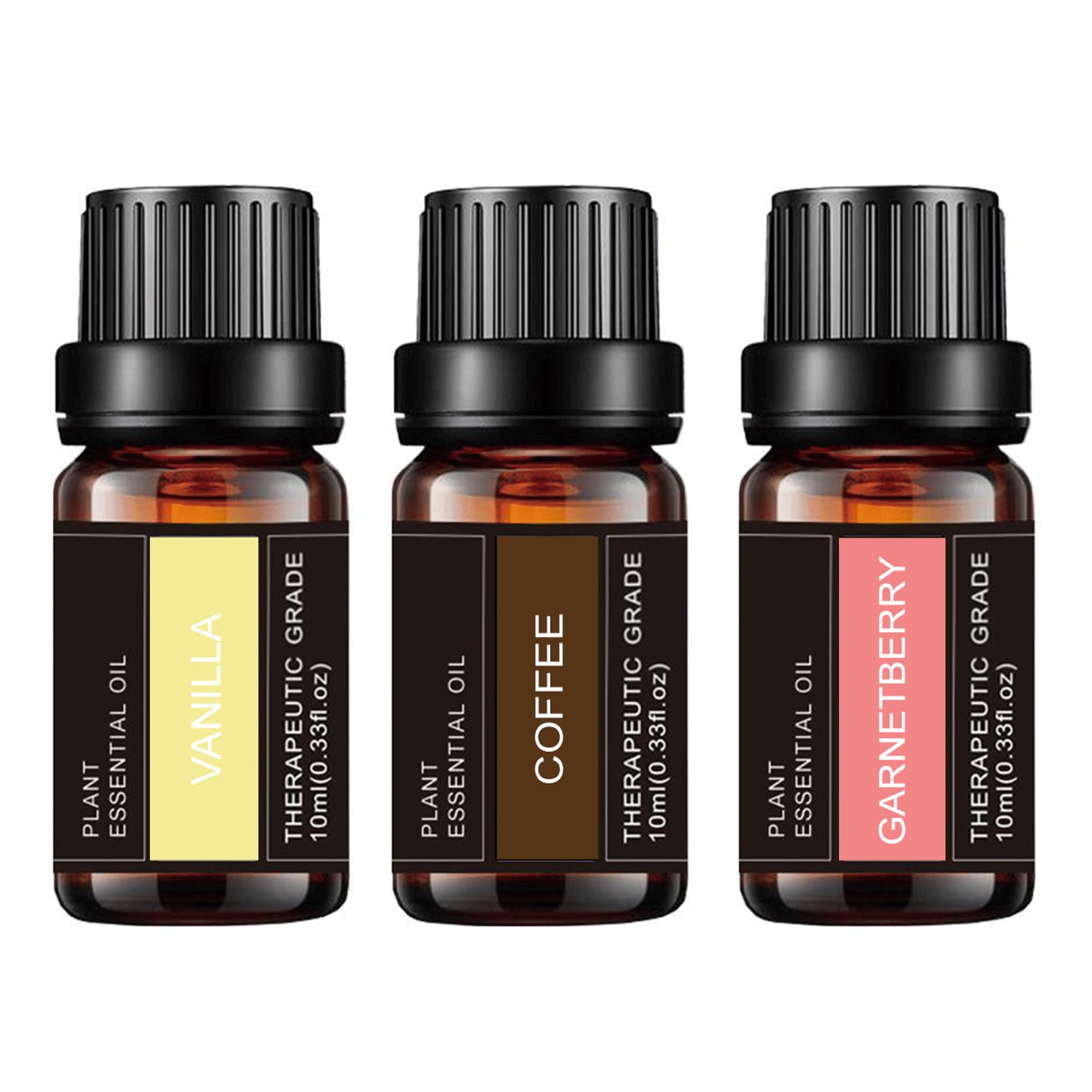 Wehnniee 3pcs Aroma Essential Oils Set- 3 x 10 ml (Coffee, Vanilla, Garnetberry) Wehnniee uk supplements