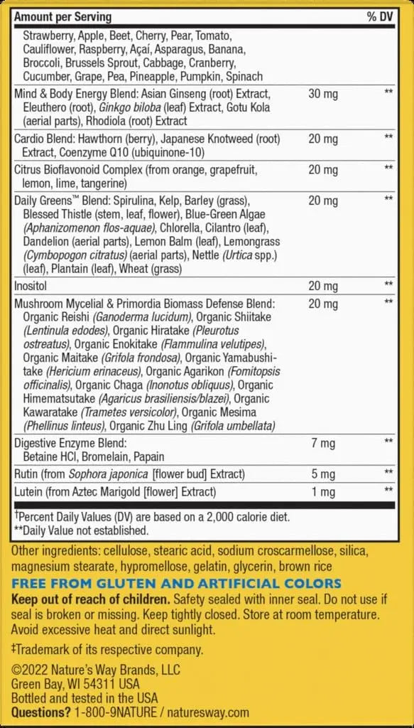 Alive! Once Daily Men's 50+ Ultra - 60 Tablets by Nature's Way Nature's Way uk supplements