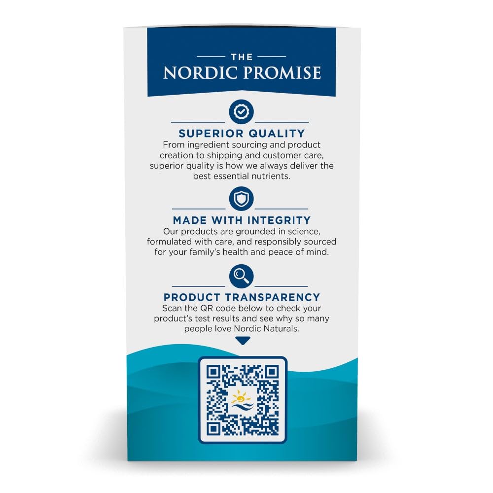 Nordic Naturals Ultimate Omega in Fish Gelatin, Lemon Flavor - 60 Soft Gels - 1280 mg Omega-3 - High-Potency Fish Oil Supplement - EPA & DHA - Promotes Brain & Heart Health - Non-GMO - 30 Servings Nordic Naturals uk supplements