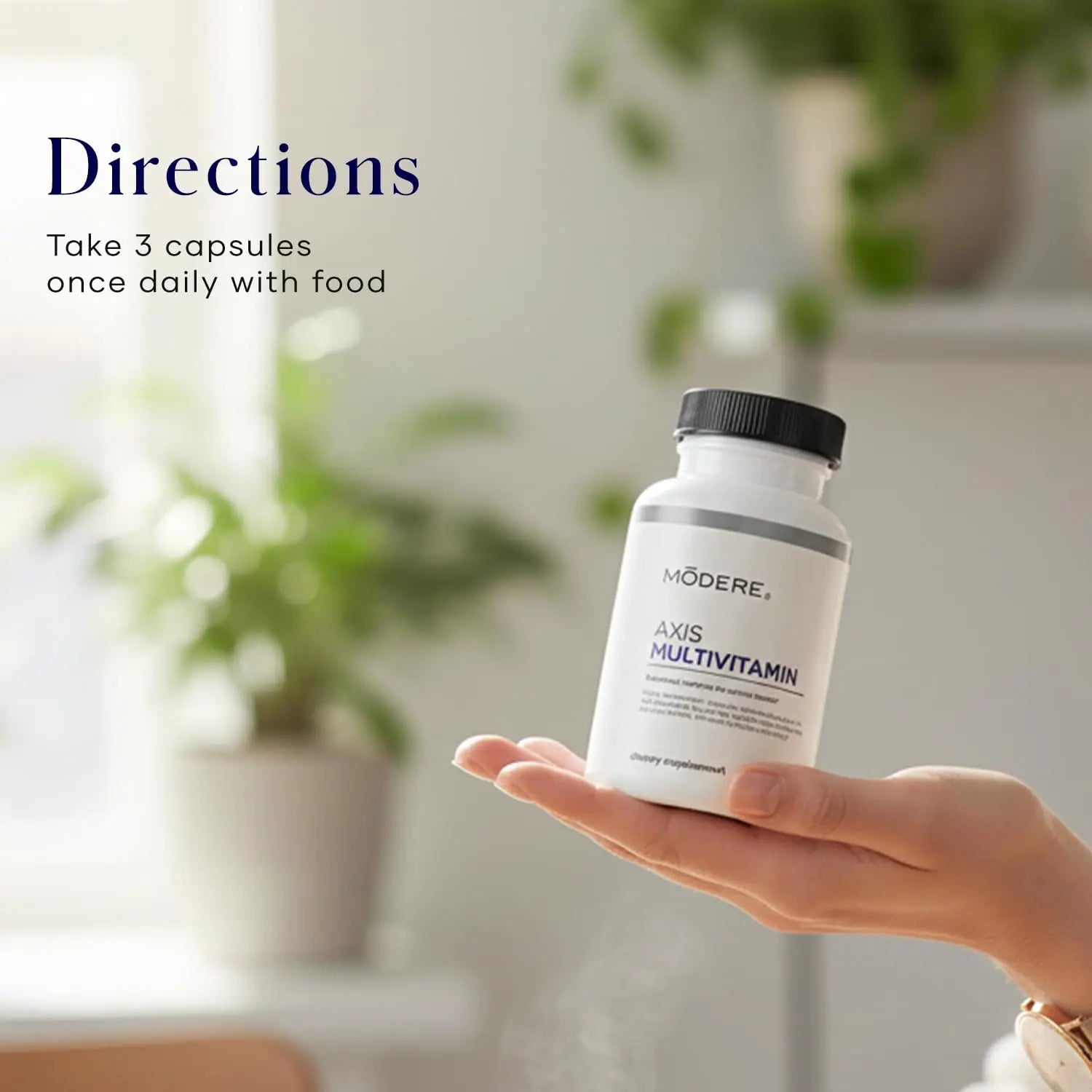 Modere Axis Multivitamin Supplement - Daily Essential Vitamins & Minerals for Overall Health and Wellness Support for Adults Immune - 90 Capsules Modere uk supplements