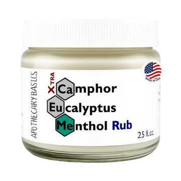 Camphor+Eucalyptus+Menthol Xtra Rub – Handmade with Menthol, Camphor & Eucalyptus – Soothing & Refreshing – 2.5 fl oz IEG Store uk supplements