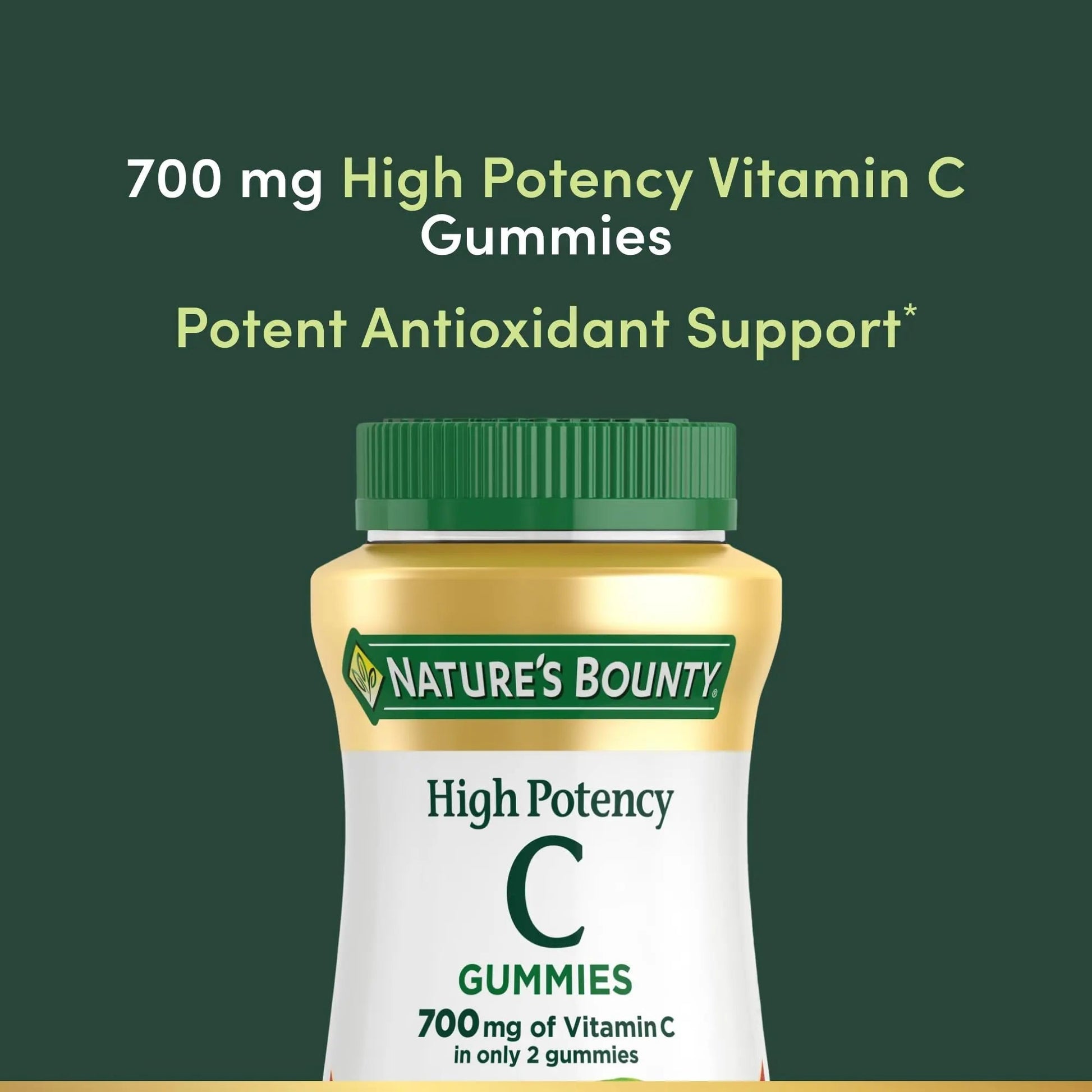 Nature’s Bounty Vitamin C Gummies 700mg, High Potency Vitamin C Chewable Gummies for Adults, Immune Support Supplement Nature's Bounty uk supplements