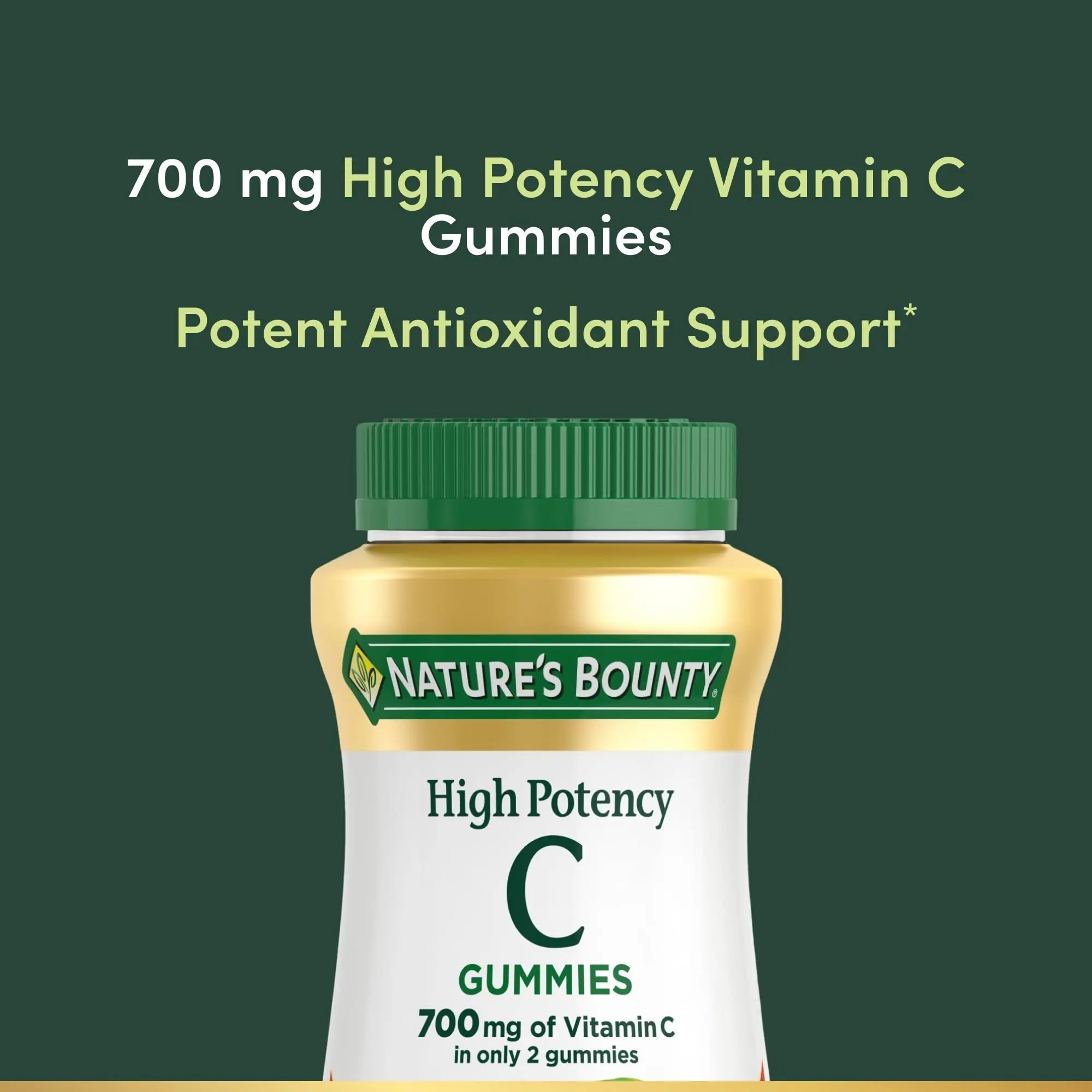 Nature’s Bounty Vitamin C Gummies 700mg, High Potency Vitamin C Chewable Gummies for Adults, Immune Support Supplement Nature's Bounty uk supplements