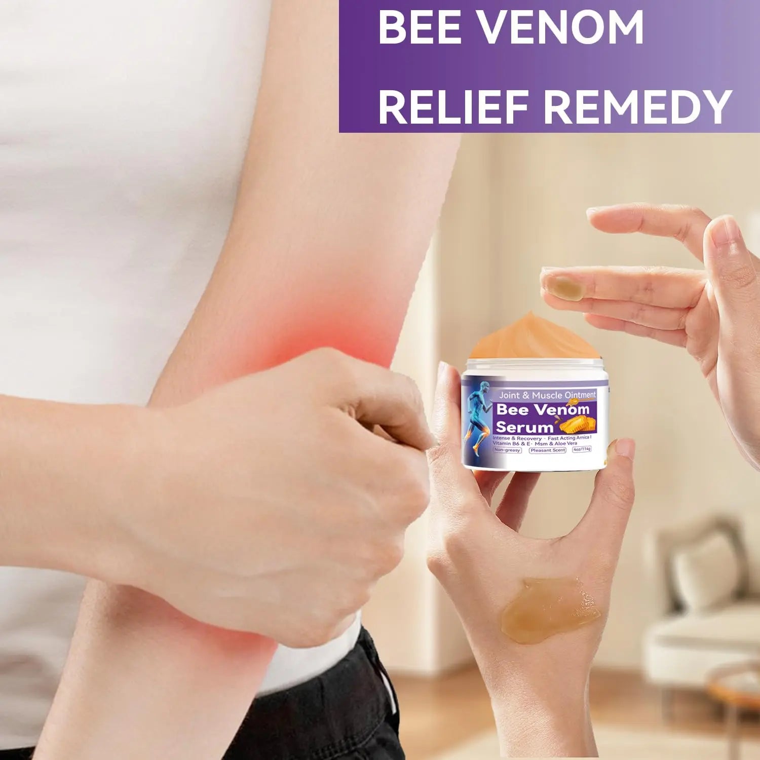 Cedonivor Bee Venom Joint Cream, Joint & Muscle Soothing, Bee Venom Cream for Back, Knee, Hands, Neck, Feet Cedonivor uk supplements