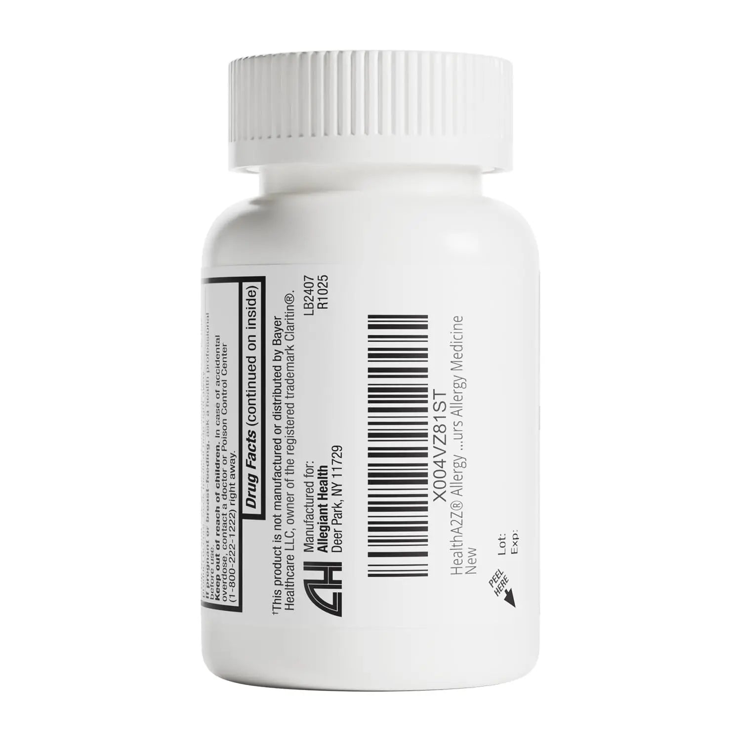 HealthA2Z® Allergy Relief | Loratadine 10mg Antihistamine | 500 Tablets | Dye Free | Relief from Itchy Throat, Sneezing, Runny Noses | 24-Hours Allergy Medicine HealthA2Z uk supplements