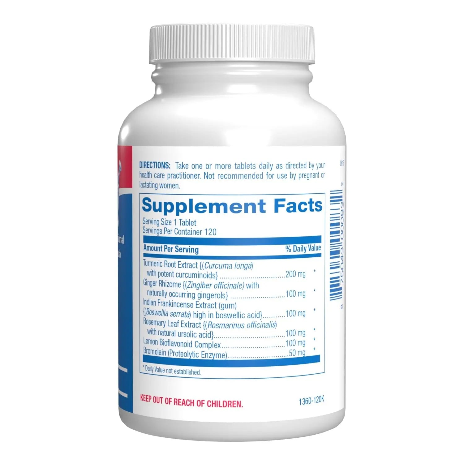 Pro ENZ Joint Support Supplement - Clinical Formula Turmeric Boswellia Supplement for Joint & Cartilage Mobility and Comfort Support Plus Eicosanoid Management with Proteolytic Enzymes (120 Servings) Anabolic Laboratories uk supplements