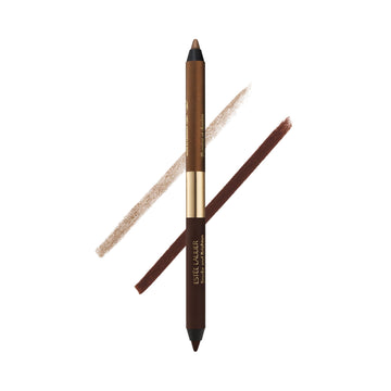 Estée Lauder Smoke and Brighten Long-Lasting Waterproof Kajal Eyeliner Pencil Duo, 0.03 Ounce, Dark Chocoloate/Rich Bronze Estée Lauder uk supplements