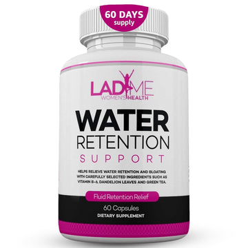 Water Retention Pills for Women Bloating Relief with Vitamin B6, Dandelion & Green Tea Natural LADYME WOMEN'S HEALTH uk supplements