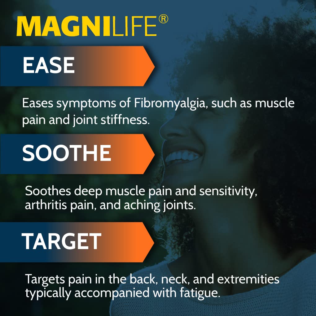 MagniLife Pain and Fatigue Relief Cream, 4 oz, Fast-Acting Relief for Fibromyalgia Symptoms, Muscle Aches & Joint Pain, Helps Relieve Soreness & Tenderness, Deep Penetrating Formula MagniLife uk supplements