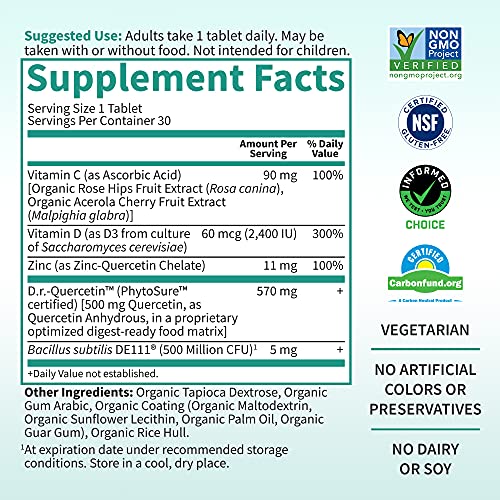 Garden of Life Quercetin Once Daily Immune System Support Garden of Life uk supplements
