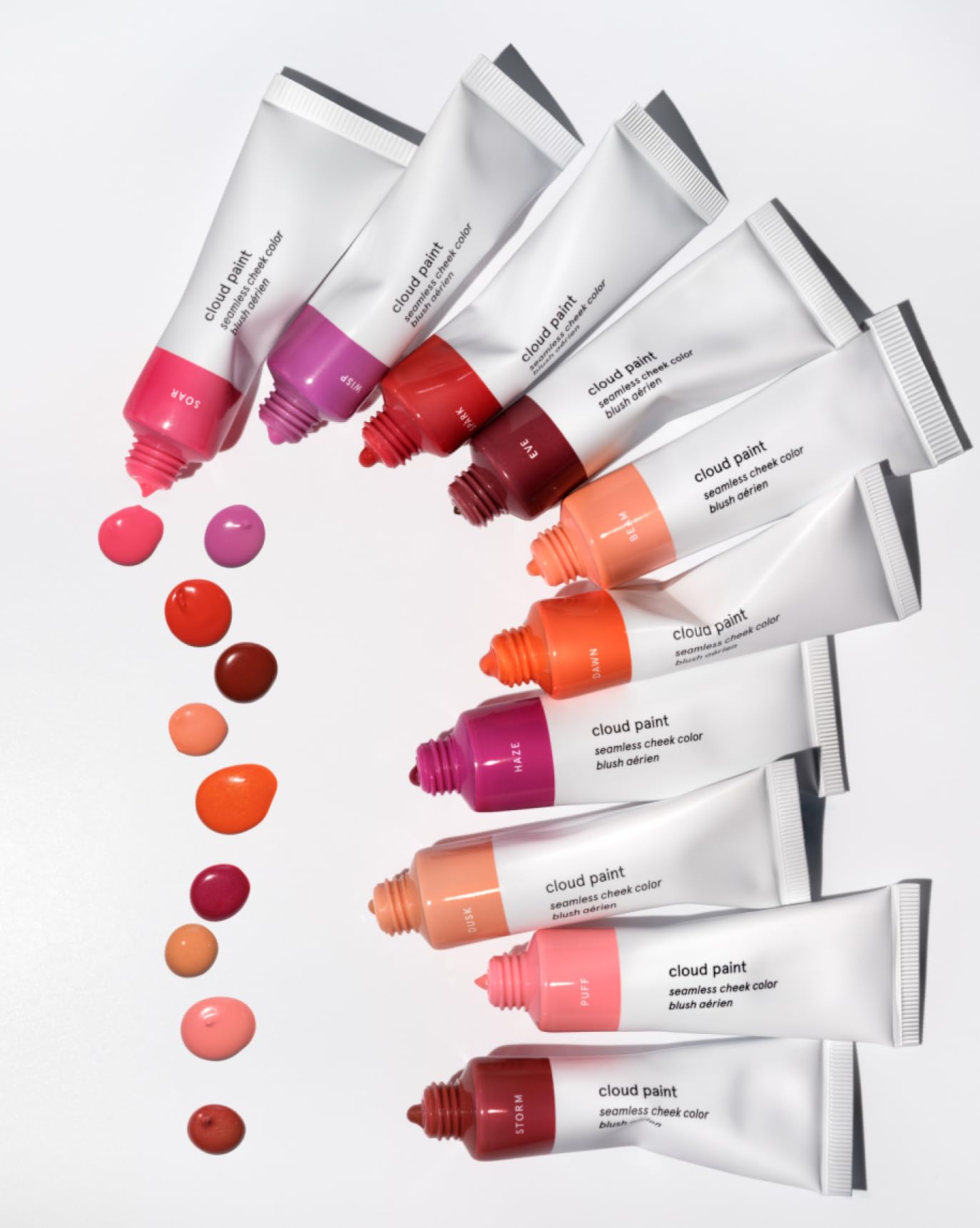 Glossier Cloud Paint Seamless Cheek Color 10ml (Wisp - a soft lilac.) Glossier uk supplements
