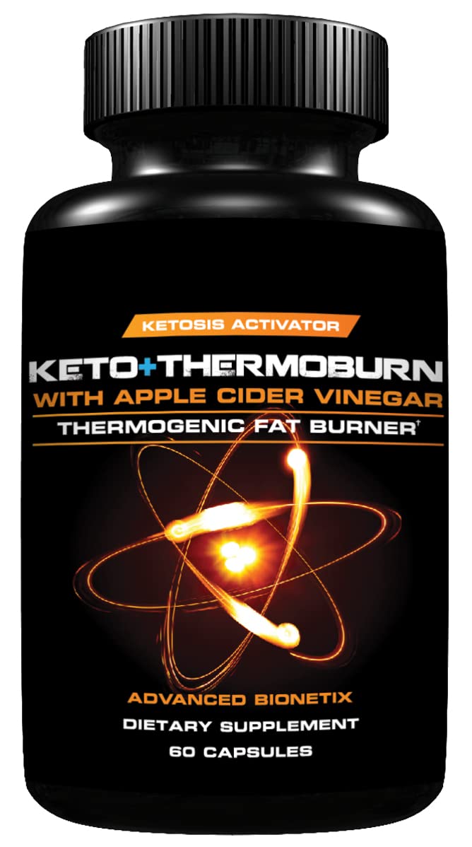 ThermoBurn™ Ketosis Activator Keto Pills + Apple Cider Vinegar Capsules Fat Burner Advanced Bionetix uk supplements