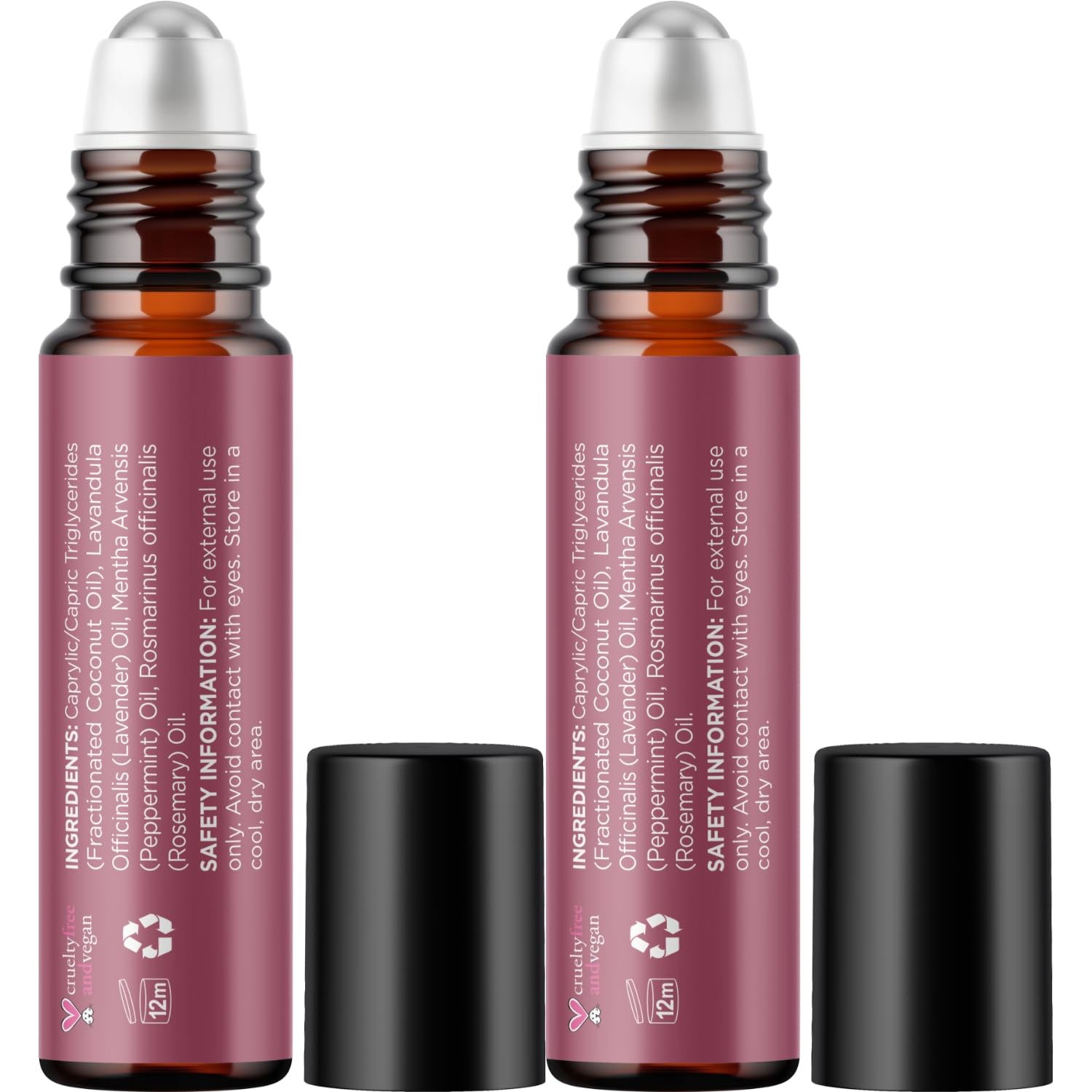 Headache Essential Oil Roll On - Clarify Essential Oil Blend Headache Roll On with Aromatherapy Oils Maple Holistics uk supplements