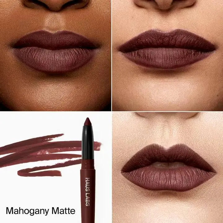 HAUS LABS BY LADY GAGA Le Monster Lip Crayon - Mahogany Matte & ENTEL Aloe vera Sheet Masque (BONUS) HAUS LABS BY LADY GAGA uk supplements