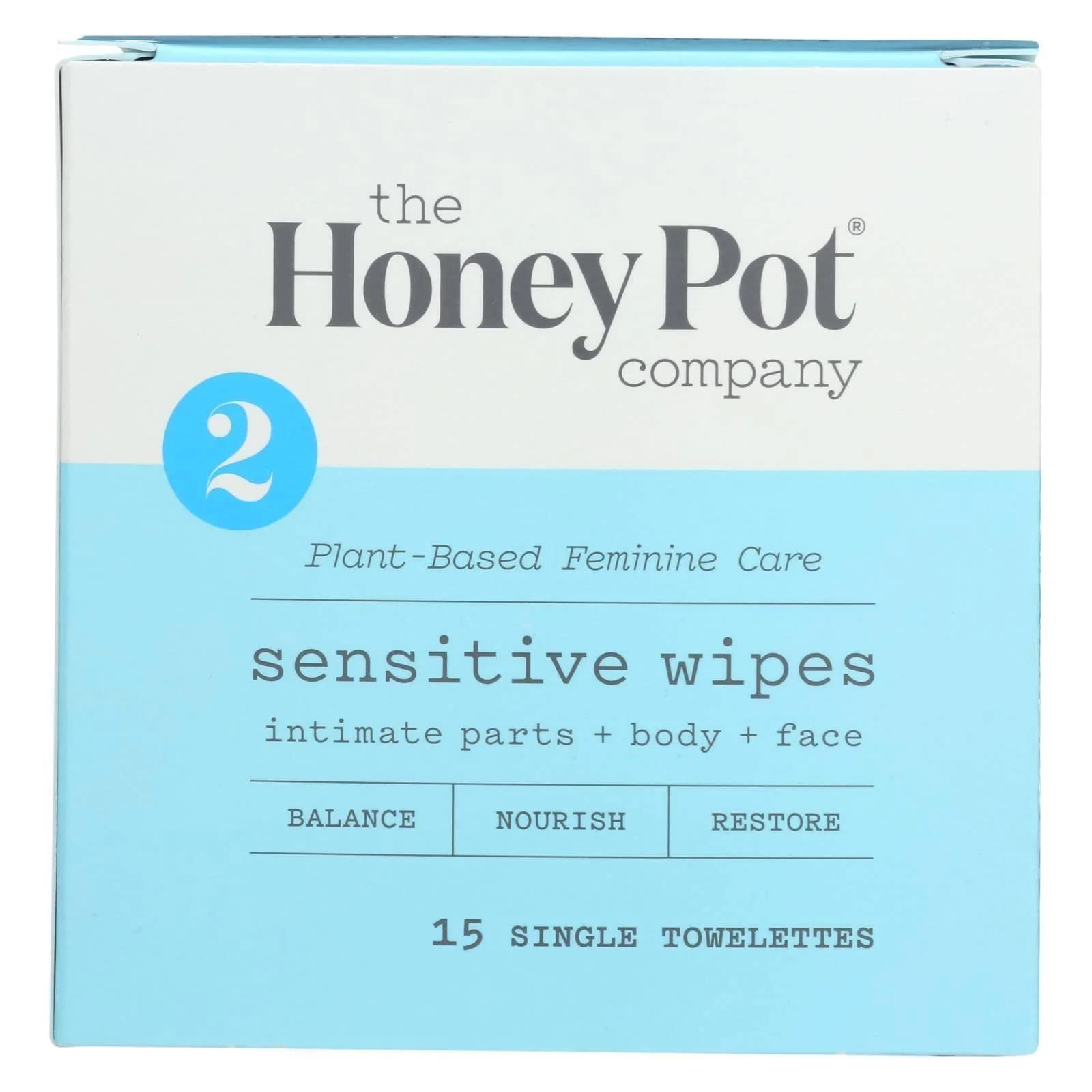 The Honey Pot - Wipes Intimate Nrml Indv - 15 Ct The Honey Pot Company uk supplements
