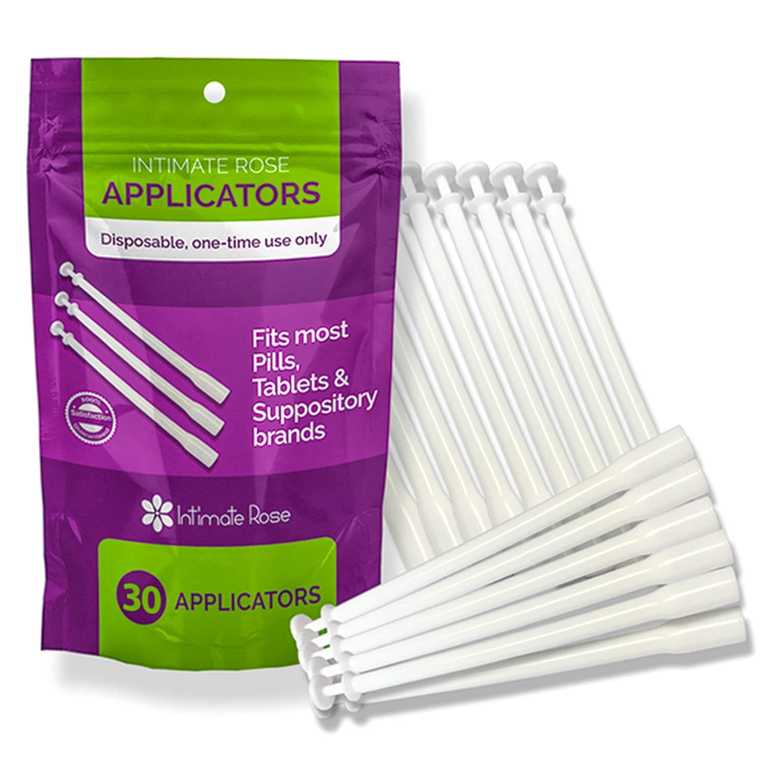 Intimate Rose 30 Count Vaginal Suppository Applicators, Individually Wrapped, Disposable Applicator Intimate Rose uk supplements