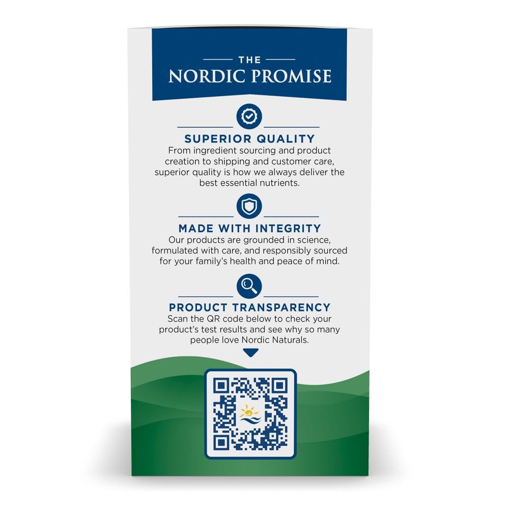 Nordic Naturals Omega Focus, Lemon - 60 Soft Gels - 1280 mg Omega-3 + Citicoline & Bacopa Monnieri Extract - Focus, Attention, Memory, Brain Health - Non-GMO - 30 Servings Nordic Naturals uk supplements