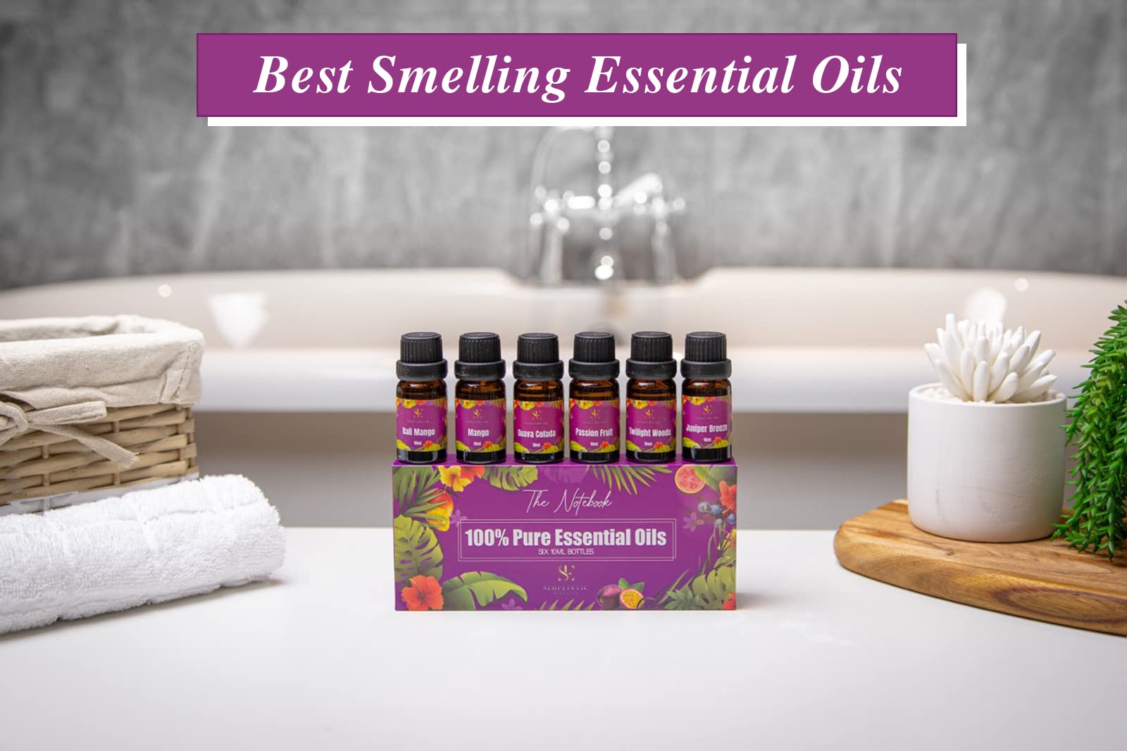 Simplistic Elegance Essential Oils Set - Top 6 Natural Aromatherapy Oils for Diffusers Humidifier Massage Simplistic Elegance uk supplements