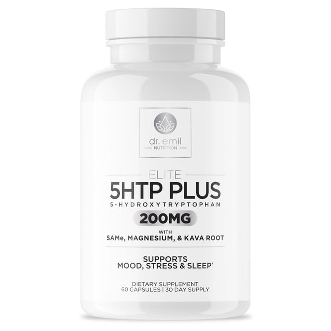 200 MG 5-HTP Elite with Kava Root Extract, Magnesium & SAM-e to Maintain Normal DR EMIL NUTRITION uk supplements