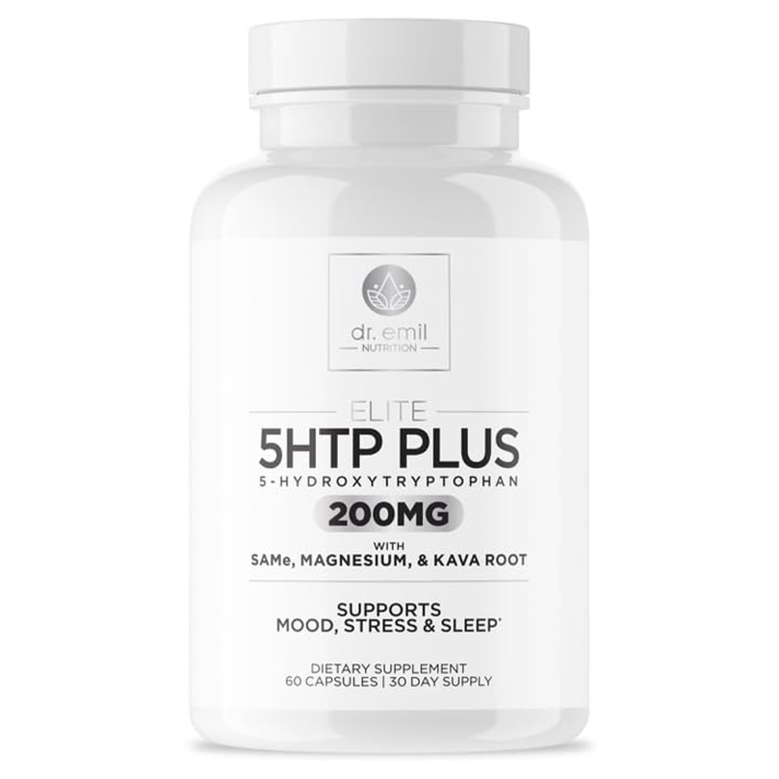 200 MG 5-HTP Elite with Kava Root Extract, Magnesium & SAM-e to Maintain Normal DR EMIL NUTRITION uk supplements
