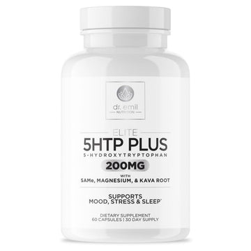200 MG 5-HTP Elite with Kava Root Extract, Magnesium & SAM-e to Maintain Normal DR EMIL NUTRITION uk supplements