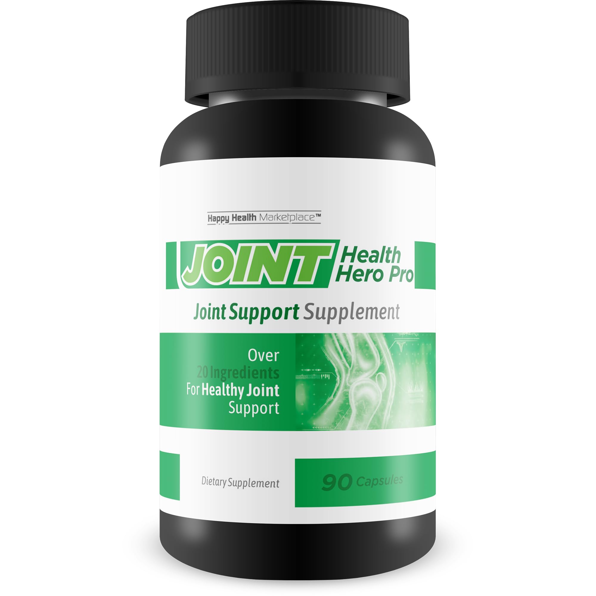 Joint Health Hero Pro - Our Best Joint & Bone Support Supplement - Turmeric - Vitamin D - Vitamin C - for Knees, Hips, Hands, Feet, Back, Neck, and More - Our Best Vitamin D Formula Happy Health Marketplace uk supplements