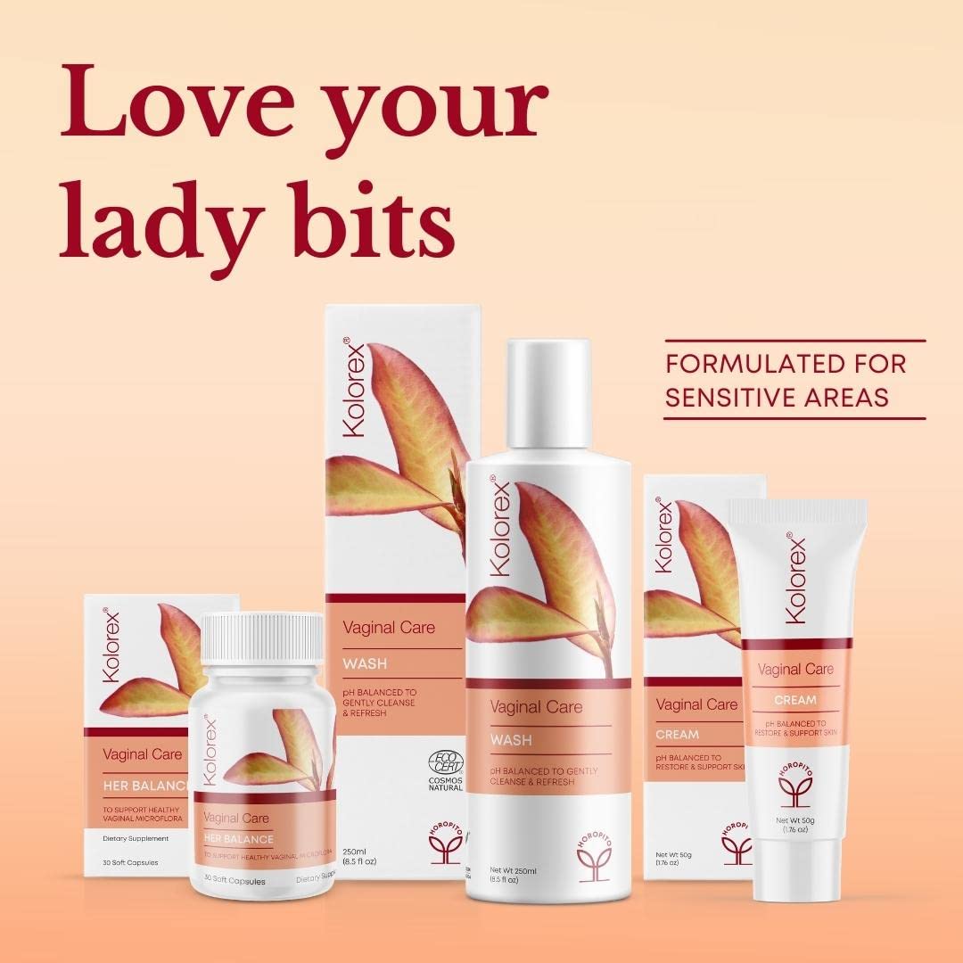 Kolorex® Vaginal CareCream, Natural Herbs soothes Intimate Areas, Replenish Sensitive Skin. Kolorex uk supplements