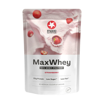 MaxiNutrition - MaxWhey - Whey Protein Powder Strawberry - Low-Fat - Low Sugar MaxiNutrition uk supplements