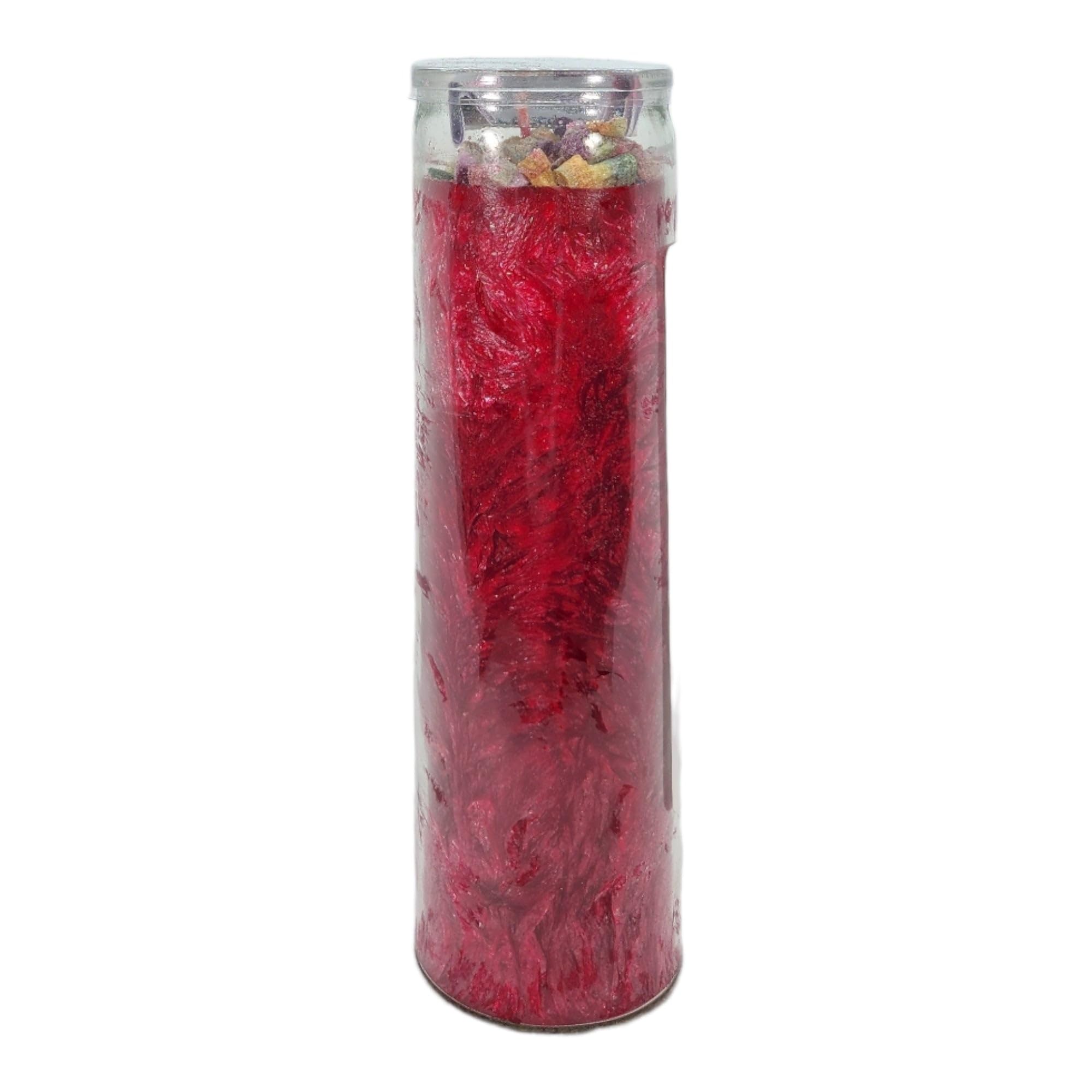 Love ME Lots-Palm Wax Spiritual Intention Spell Candle-[RED] | Vela CASA ESOTERICA PERFUMADA MAGICK SPACE uk supplements