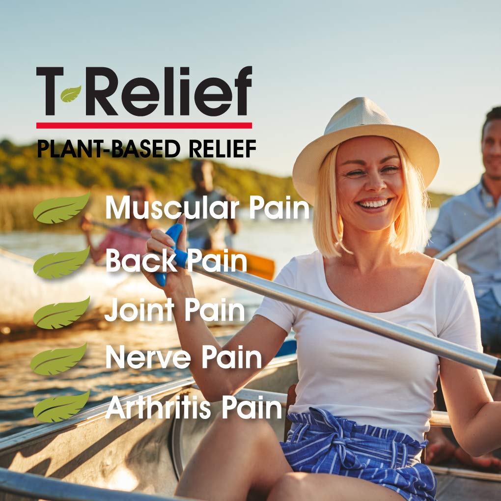 T-Relief Pain Relief cream,[114g] 4 oz MediNatura uk supplements