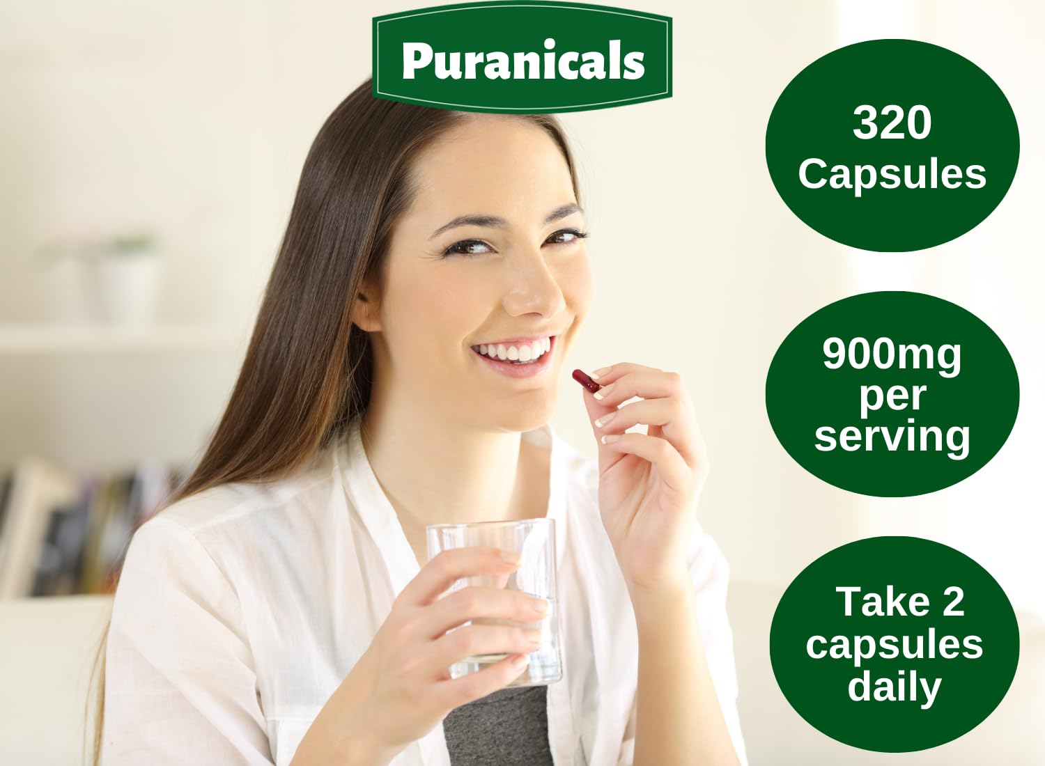 Puranicals Beet Premium 320 Capsules Nitric Oxide Booster | Herbal Supplement | 900 mg Puranicals uk supplements