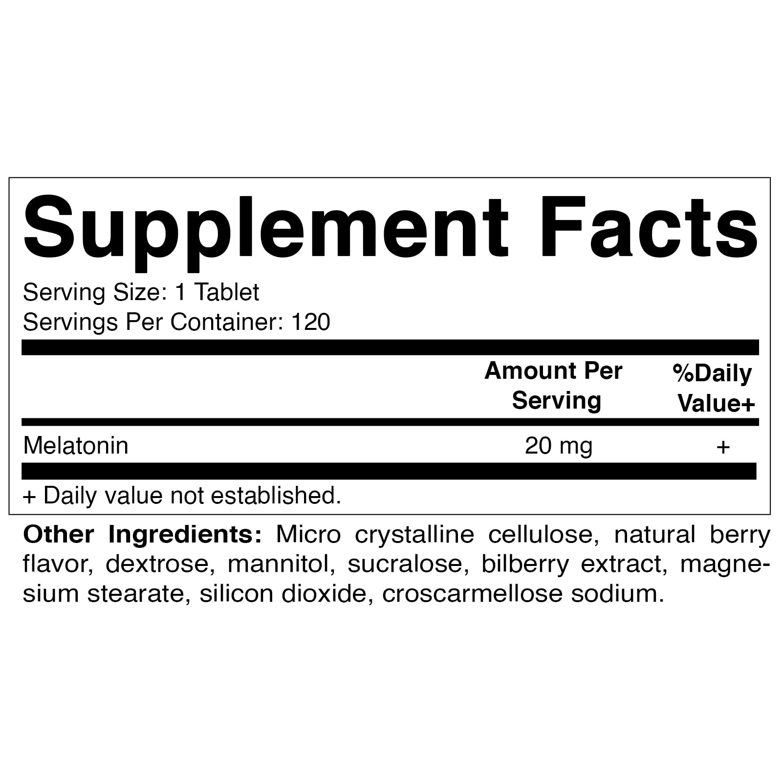 Vitamatic Melatonin 20mg Tablets | Vegetarian, Non-GMO, 6 pack Vitamatic uk supplements