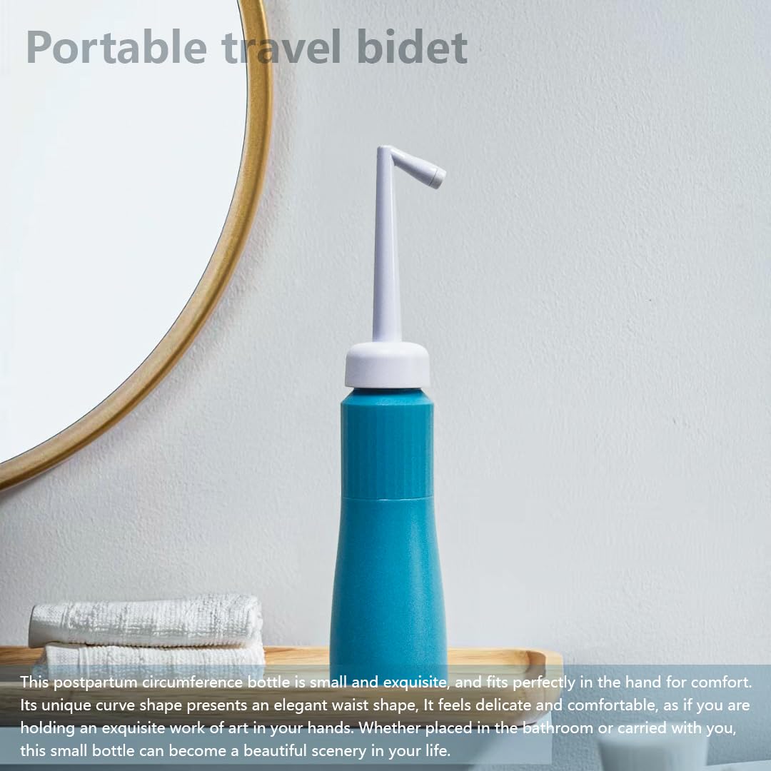 Portable 11.8 Oz Bidet, Feminine Care Irrigator, Retractable Nozzle Travel Bidet with 60° Elbow XYJunTech uk supplements