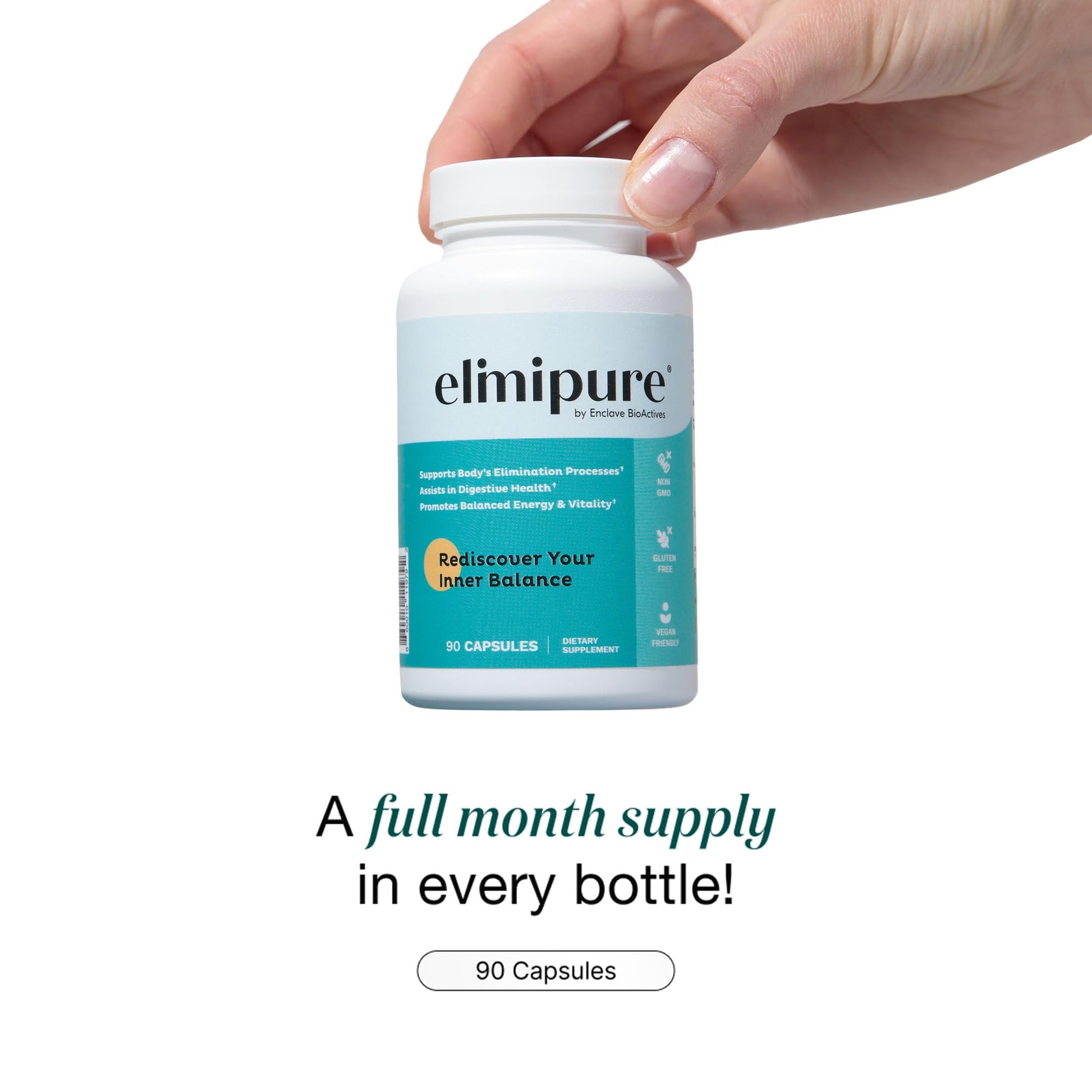 Elimipure Gut Cleanse & Restore Supplement: Natural & Effective Detox Cleanse Capsules | Fortify Your Microbiome | Effortless Morning Stools | Restore Your Gut from the Inside Out Elimipure uk supplements