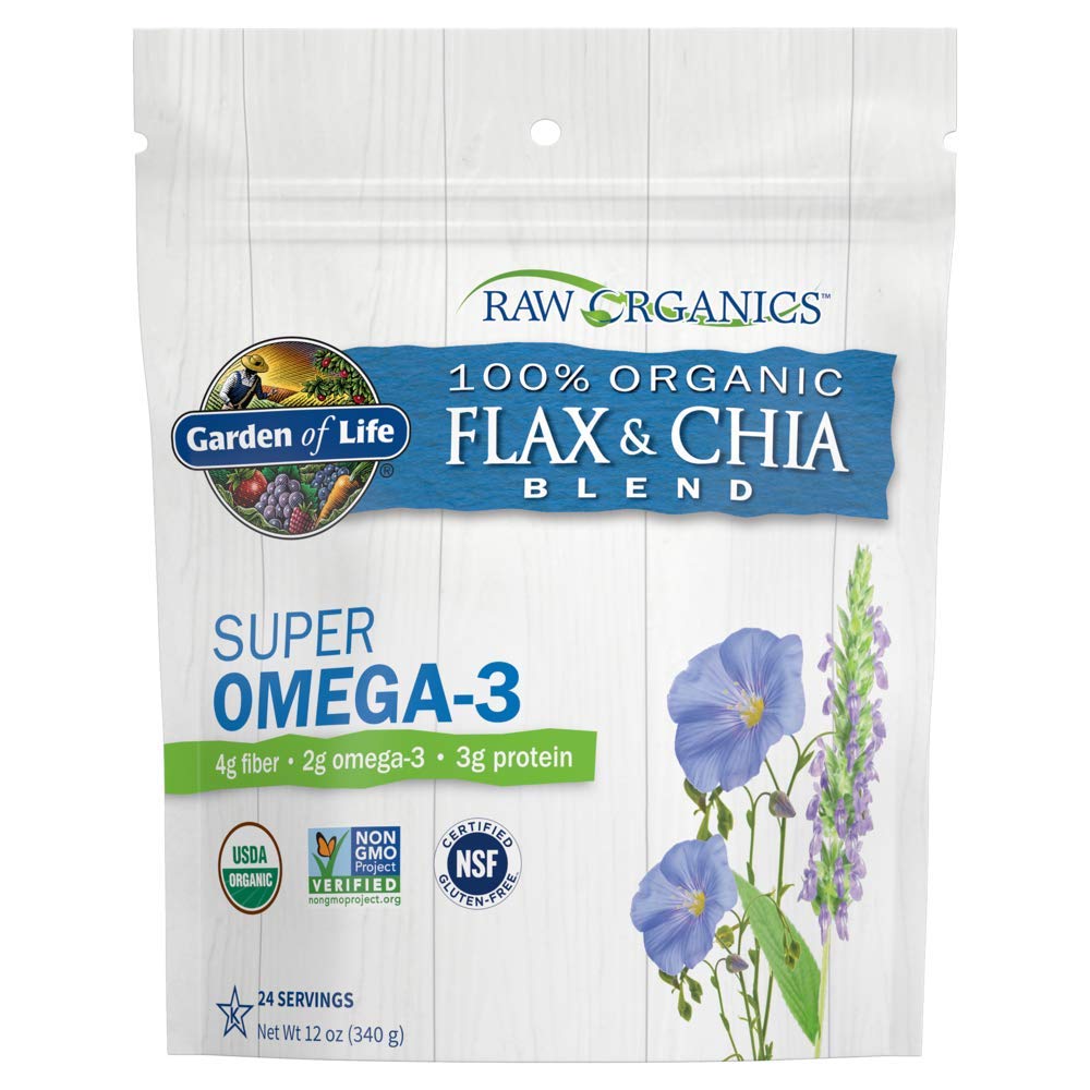 Garden Of Life Raw Organics Organic Flax Meal Plus Chia Seeds, 12 Ounce Garden of Life uk supplements