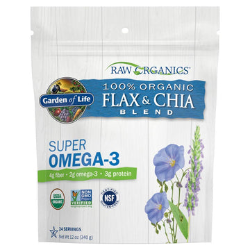 Garden Of Life Raw Organics Organic Flax Meal Plus Chia Seeds, 12 Ounce Garden of Life uk supplements