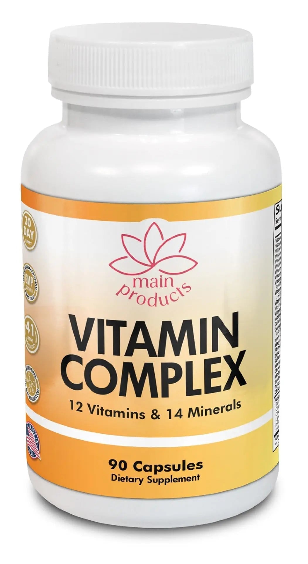 Vitamin Complex Multivitamins and Multiminerals - 12 Vitamins and 14 Minerals, Vitamin A C D3 E B1 B2 B3 B5 B6 B9 B12 H and Minerals Main Products uk supplements