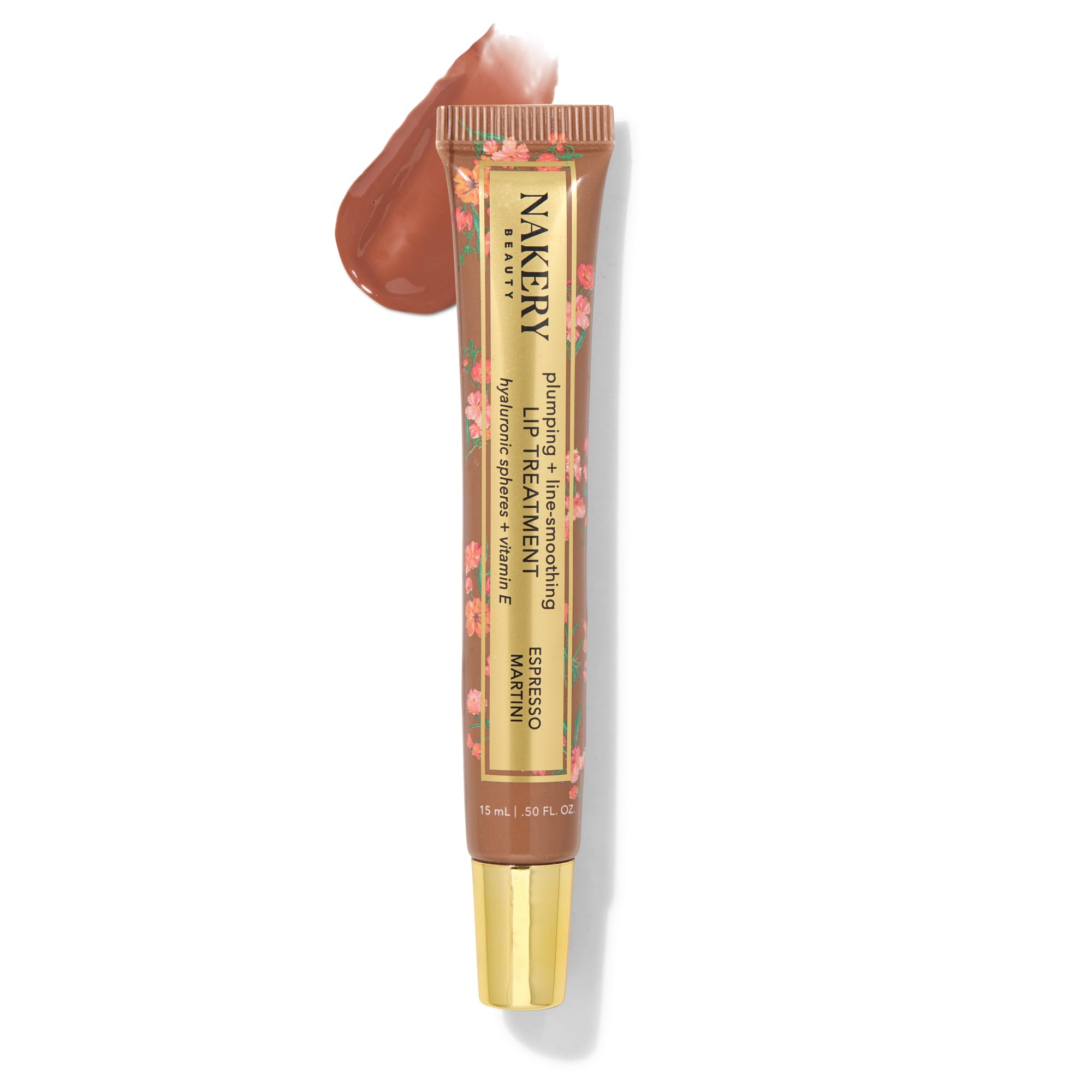 Nakery Plumping Lip Treatment for Dry Cracked Lips - Line Smoothing Lip Plumper for Women with Hyaluronic Acid Serum for Lips - Non Sticky Lip Gloss Plumper for Petal Soft Lips – Espresso Martini Nakery uk supplements