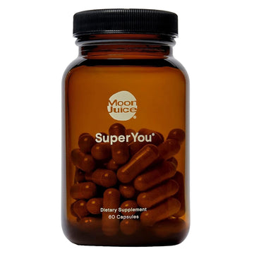 Moon Juice SuperYou Ashwagandha Supplements with Rhodiola, Shatavari & Amla - Cortisol Reducer for Energy, Mood, Focus and Stress Support, Vegan, Non-GMO & 100% Traceable, 60 Capsules, 30 Servings Moon Juice uk supplements