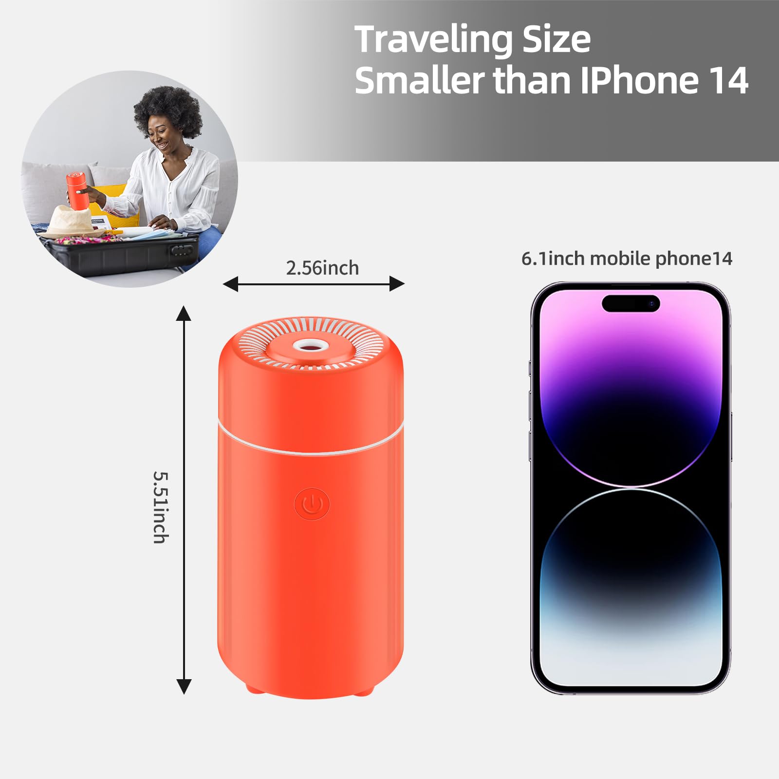CHOUWEEK Car Essential Oil Diffuser, Mini Portable Air Diffuser for Aromatherapy, Small USB CHOUWEEK uk supplements