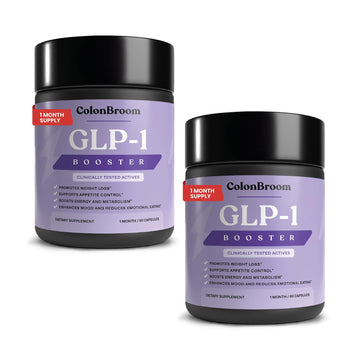 ColonBroom GLP-1 Weight Management Supplement for Women & Men - GLP1 Supports Gut Health, Metabolic Wellness & Appetite Regulation - Vegan, Gluten-Free Diet Capsules | 120 Count ColonBroom uk supplements