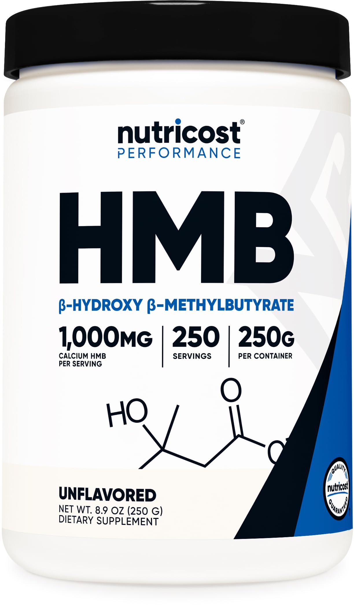Nutricost HMB Powder (Beta-Hydroxy Beta-Methylbutyrate) 250 Grams - Gluten Free & Non-GMO Nutricost uk supplements